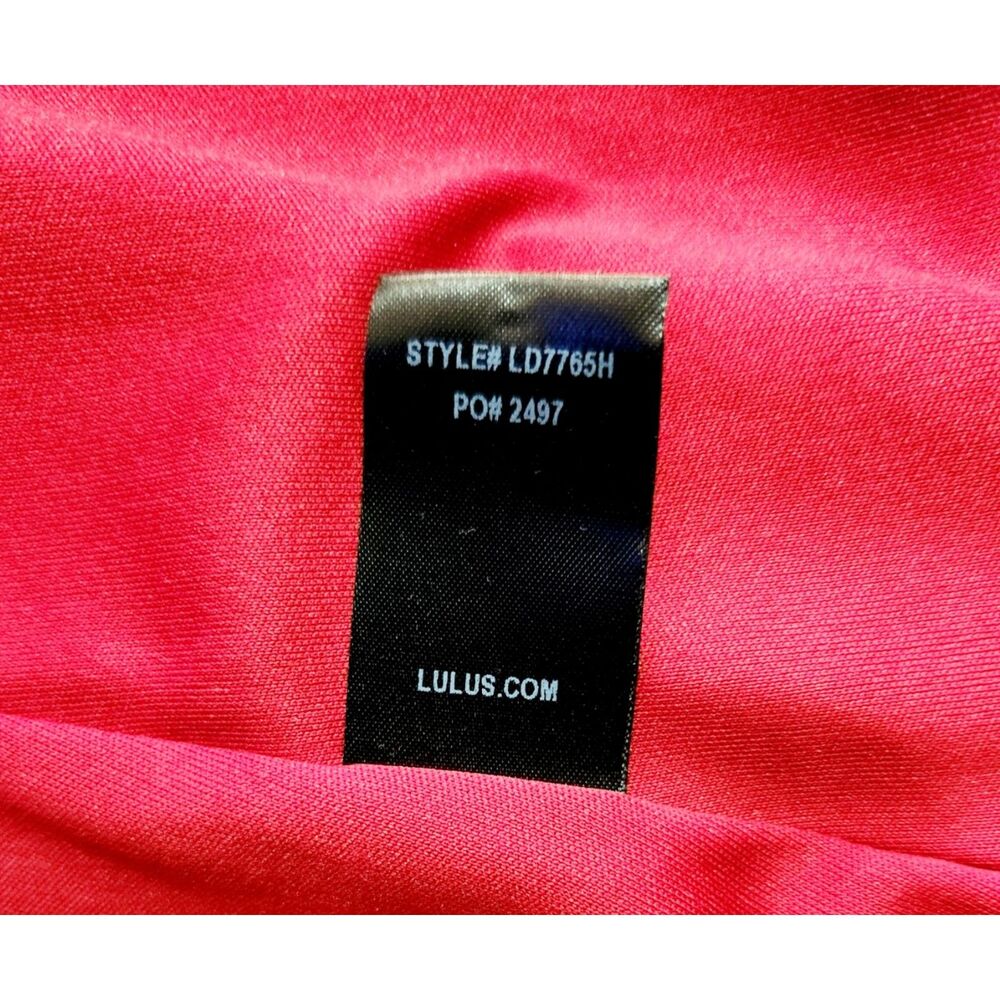 Lulu's Red Backless Dress Size XS - Picture 8 of 8